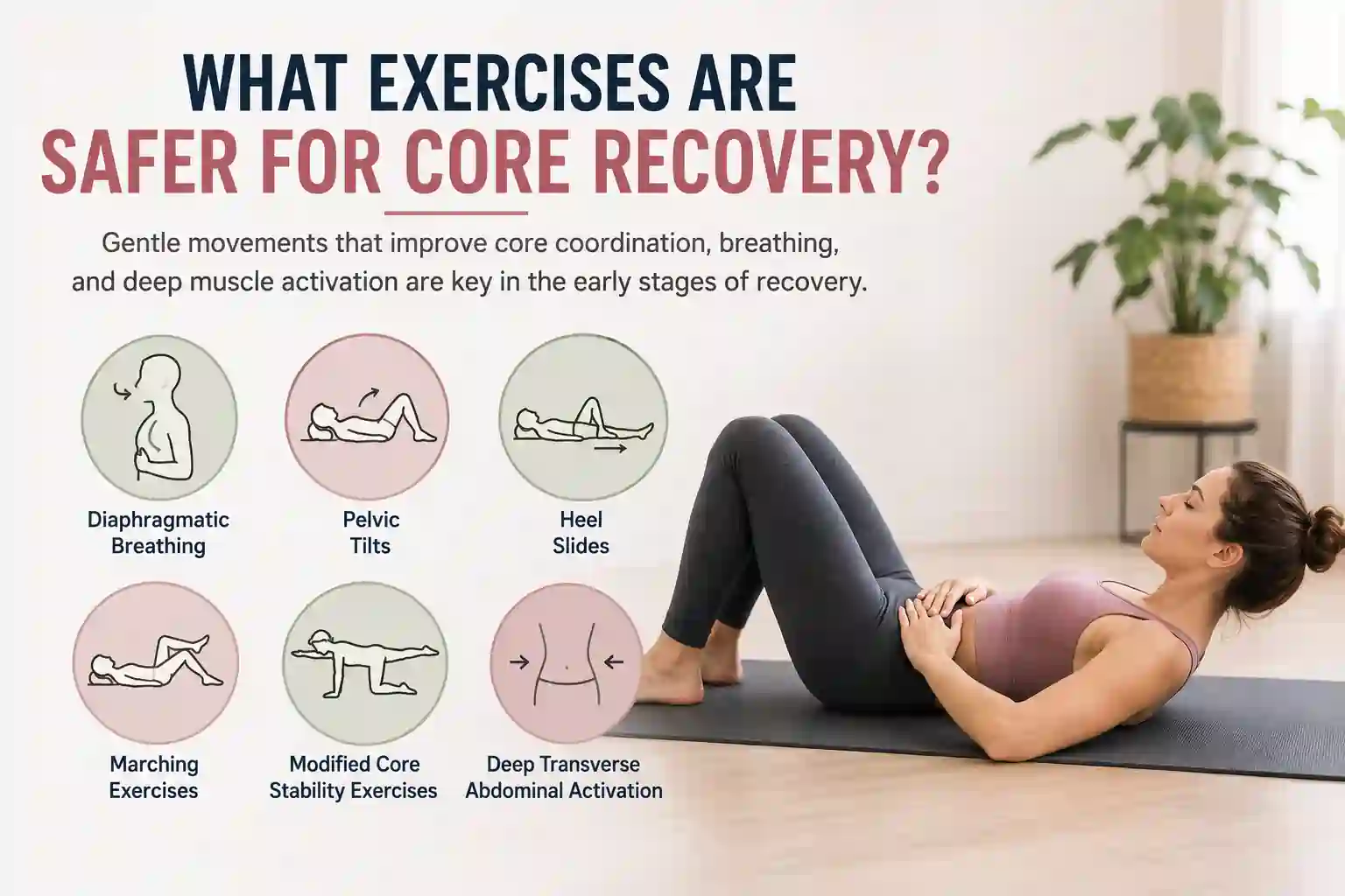 Which exercises may help diastasis recti Hammersmith and Fulham?